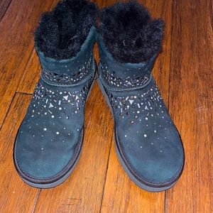 Black Sparkly UGG Boots, Size 7. EUC!!!